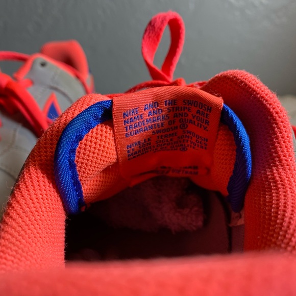 Nike Air Force 1 Low Wolf Grey/Game Royal-Hot Punch - Picture 10 of 16